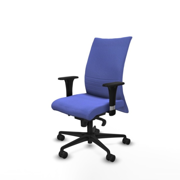 Albacete confidente sincro bali azul claro brazos 1D base nailon ruedas 65 mm nailon