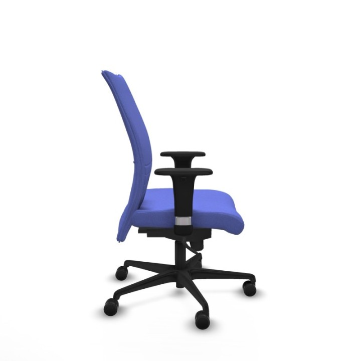 Albacete confidente sincro bali azul claro brazos 1D base nailon ruedas 65 mm nailon