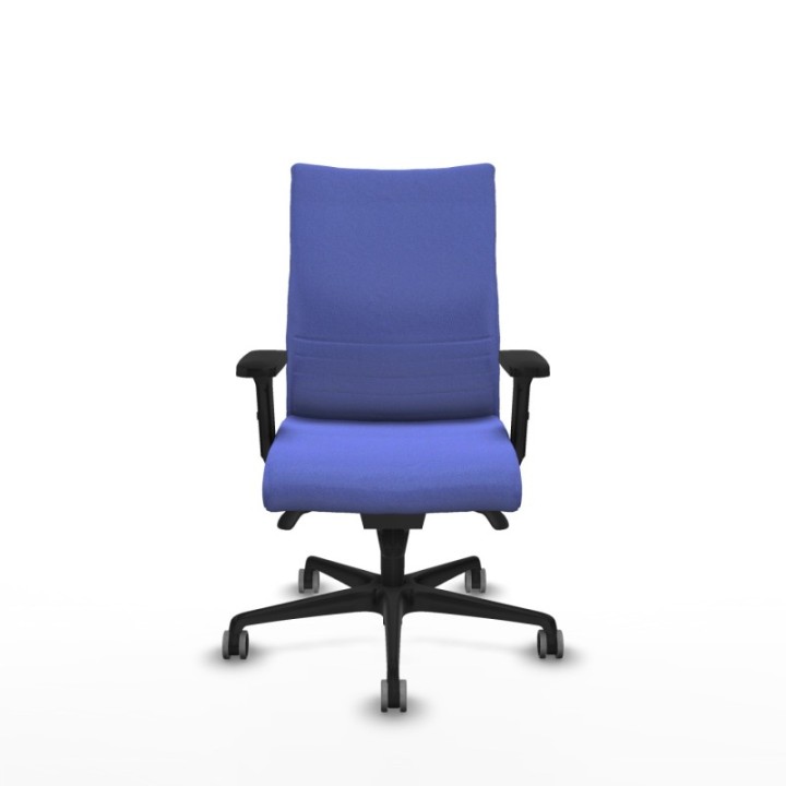 Albacete confidente sincro bali azul claro brazos 2D base nailon ruedas 65mm engomadas