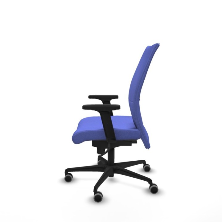 Albacete confidente sincro bali azul claro brazos 2D base nailon ruedas 65mm engomadas