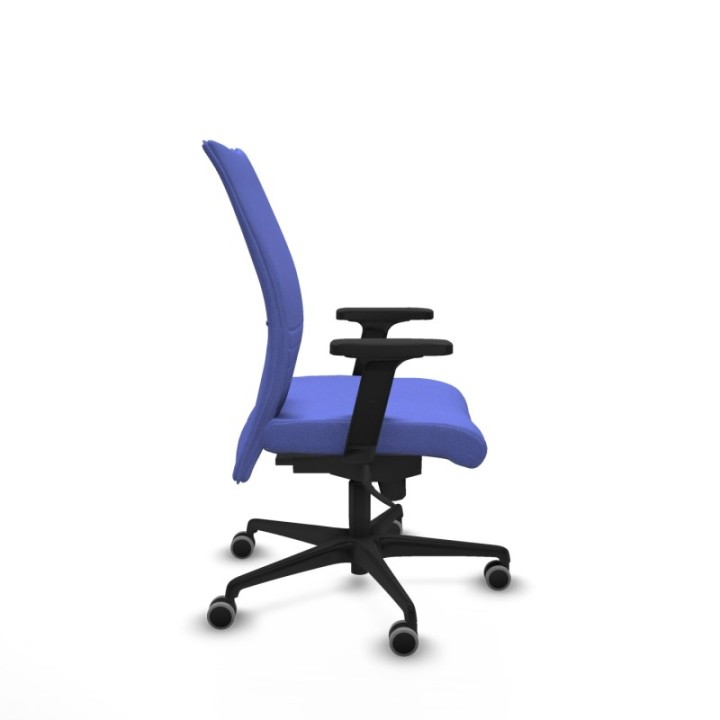 Albacete confidente sincro bali azul claro brazos 2D base nailon ruedas 65mm engomadas