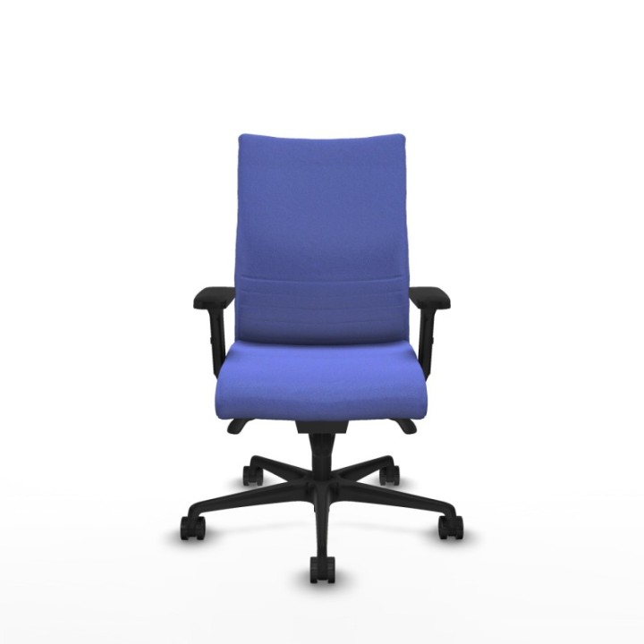 Albacete confidente sincro bali azul claro brazos 2D base nailon ruedas 65 mm nailon