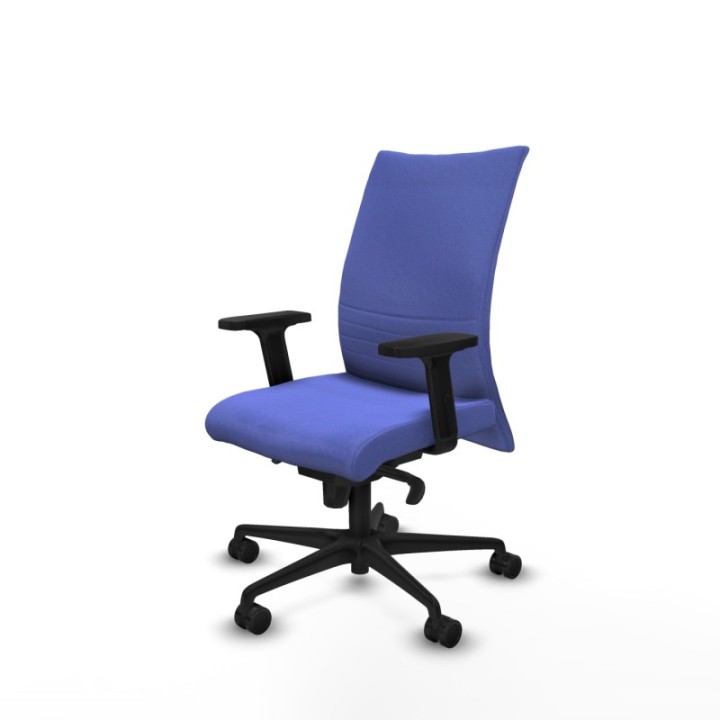 Albacete confidente sincro bali azul claro brazos 2D base nailon ruedas 65 mm nailon