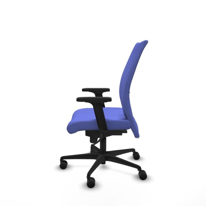 Albacete confidente sincro bali azul claro brazos 2D base nailon ruedas 65 mm nailon