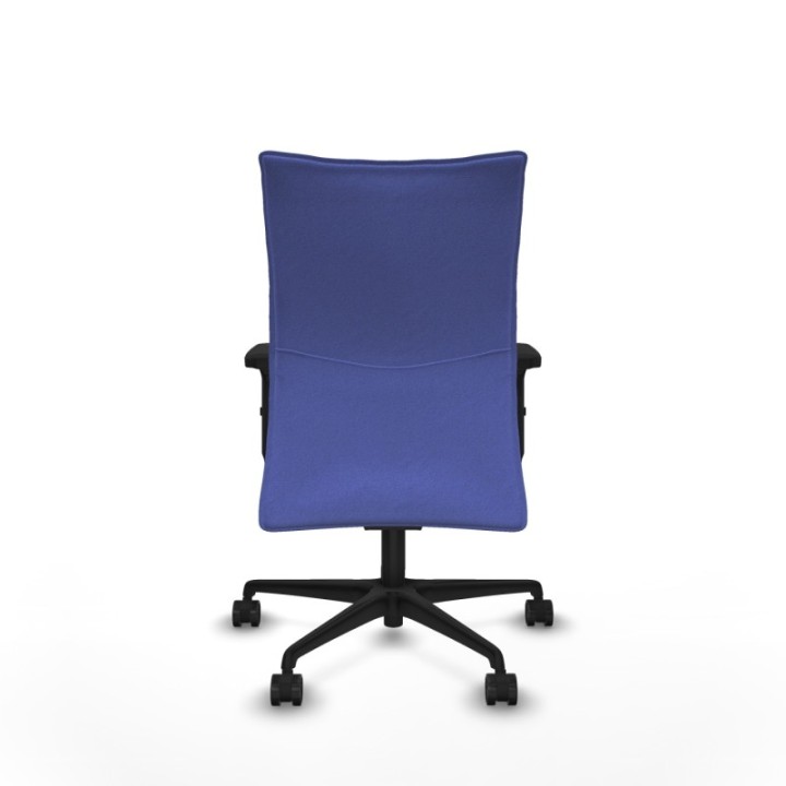 Albacete confidente sincro bali azul claro brazos 2D base nailon ruedas 65 mm nailon