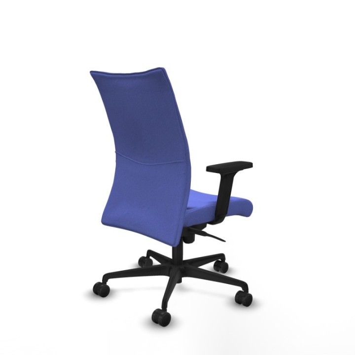 Albacete confidente sincro bali azul claro brazos 2D base nailon ruedas 65 mm nailon