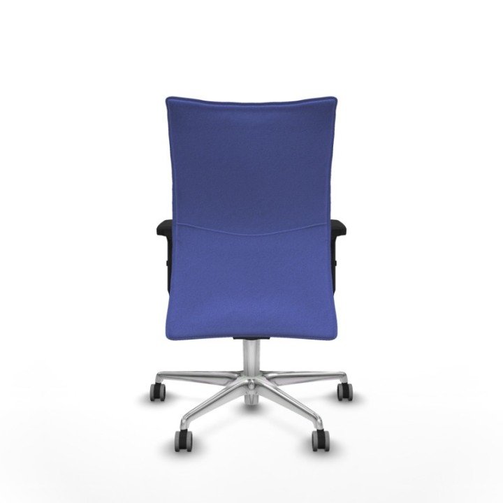 Albacete confidente sincro bali azul claro brazos 2D base aluminio ruedas 65mm engomadas