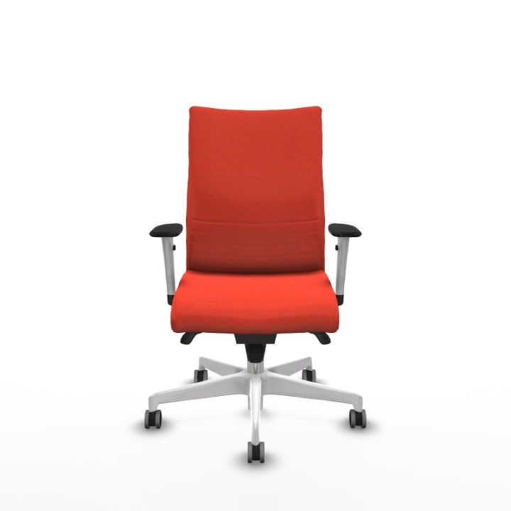 Albacete confidente sincro bali naranja oscuro brazos 1D blancos base blanca ruedas 65mm engomadas