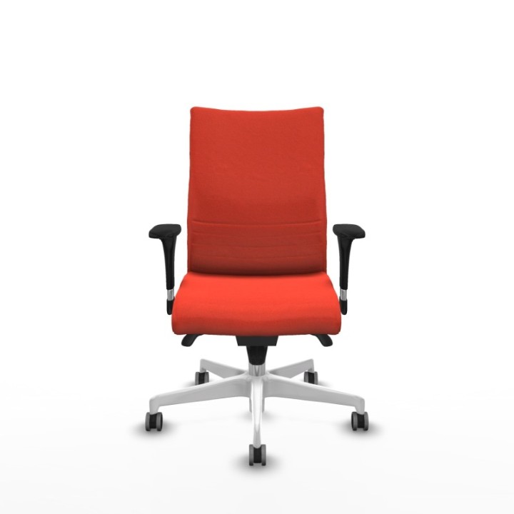 Albacete confidente sincro bali naranja oscuro brazos 1D base blanca ruedas 65mm engomadas