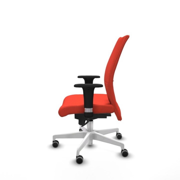 Albacete confidente sincro bali naranja oscuro brazos 1D base blanca ruedas 65mm engomadas