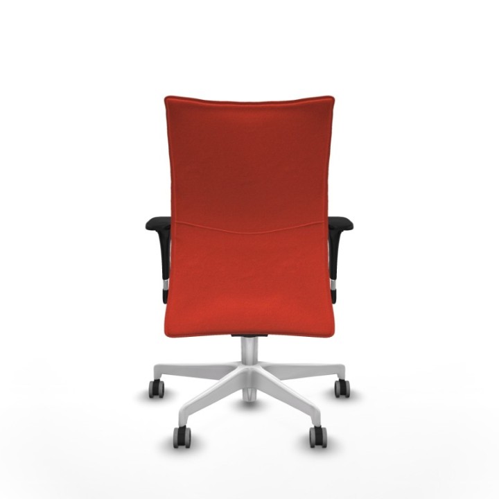 Albacete confidente sincro bali naranja oscuro brazos 1D base blanca ruedas 65mm engomadas