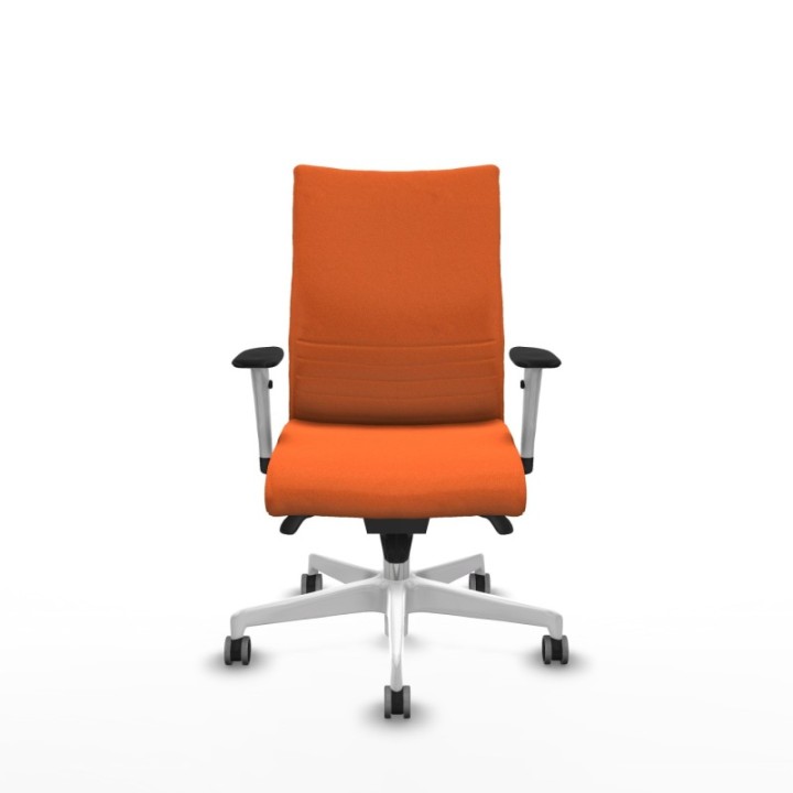 Albacete confidente sincro bali naranja brazos 1D blancos base blanca ruedas 65mm engomadas