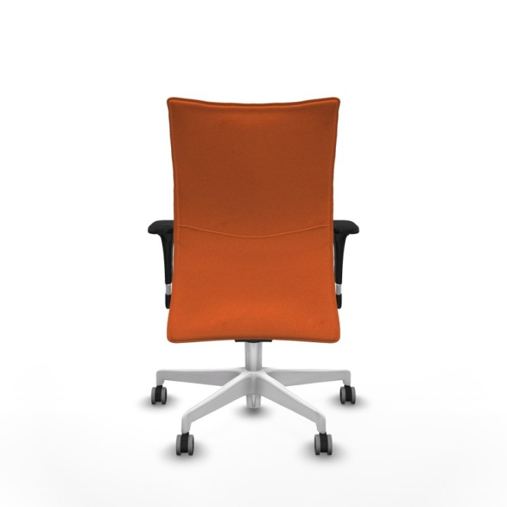 Albacete confidente sincro bali naranja brazos 1D base blanca ruedas 65mm engomadas