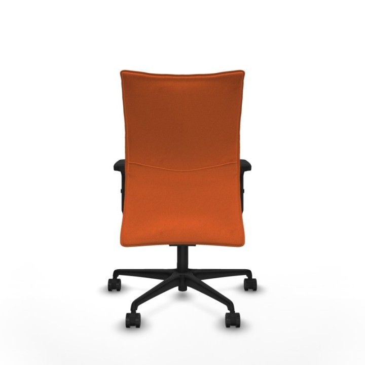 Albacete confidente sincro bali naranja brazos 2D base nailon ruedas 65 mm nailon