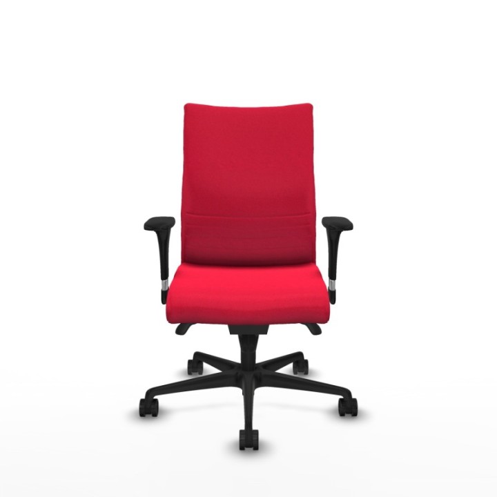 Albacete confidente sincro bali rojo brazos 1D base nailon ruedas 65 mm nailon