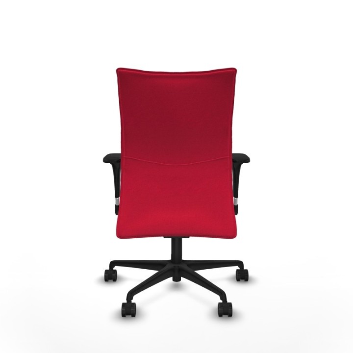 Albacete confidente sincro bali rojo brazos 1D base nailon ruedas 65 mm nailon