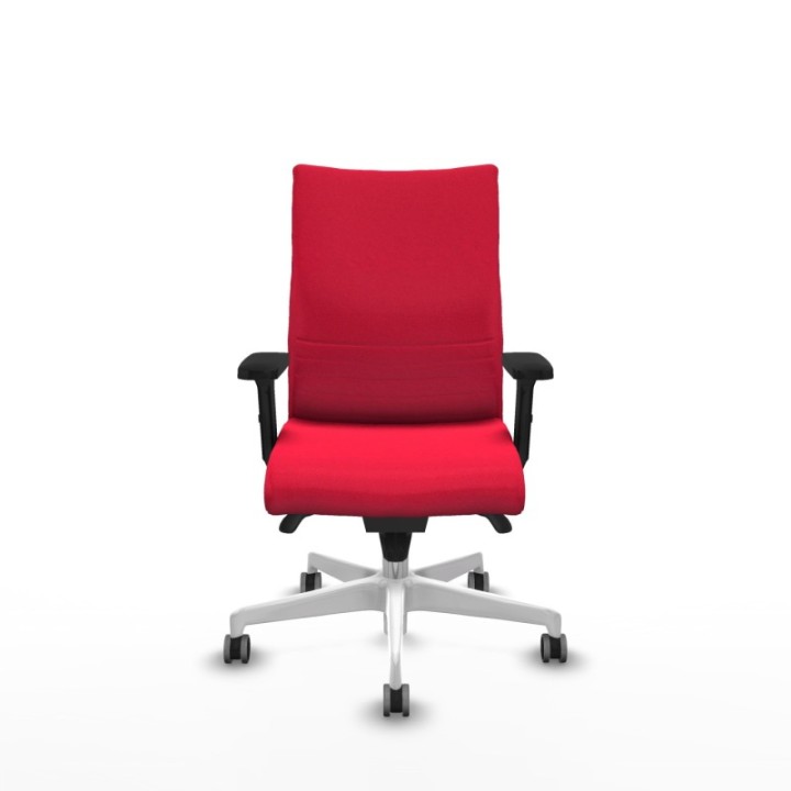 Albacete confidente sincro bali rojo brazos 2D base blanca ruedas 65mm engomadas