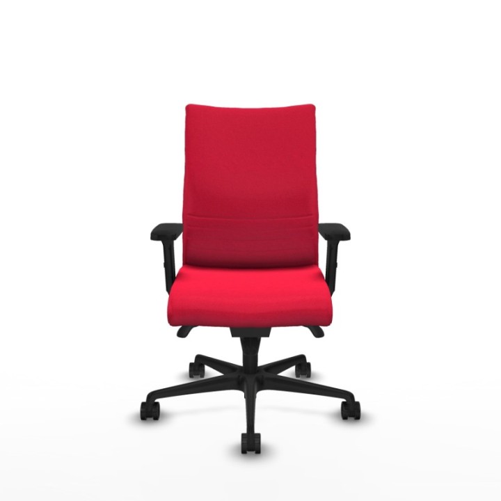 Albacete confidente sincro bali rojo brazos 2D base nailon ruedas 65 mm nailon