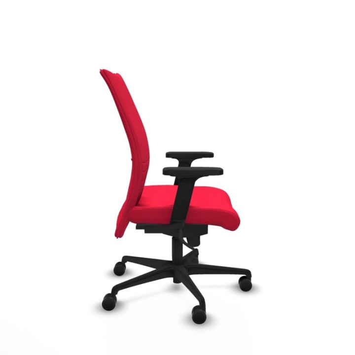 Albacete confidente sincro bali rojo brazos 2D base nailon ruedas 65 mm nailon