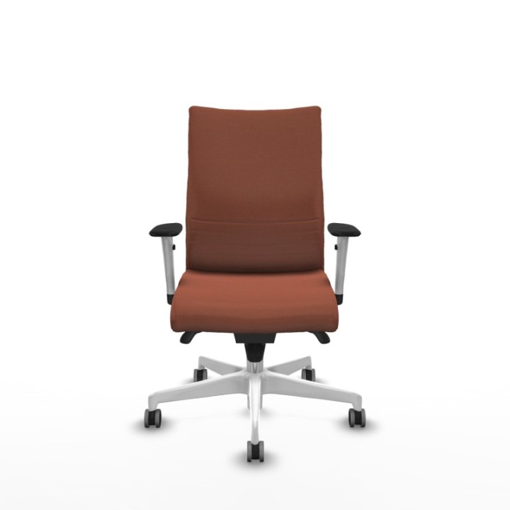 Albacete confidente sincro bali marrón brazos 1D blancos base blanca ruedas 65mm engomadas