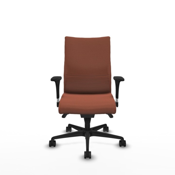 Albacete confidente sincro bali marrón brazos 1D base nailon ruedas 65 mm nailon