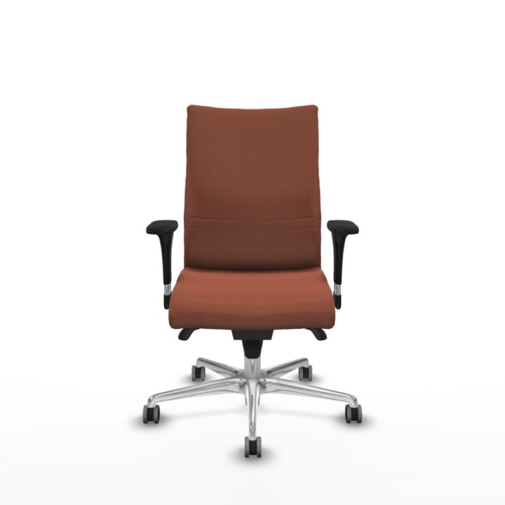 Albacete confidente sincro bali marrón brazos 1D base aluminio ruedas 65mm engomadas