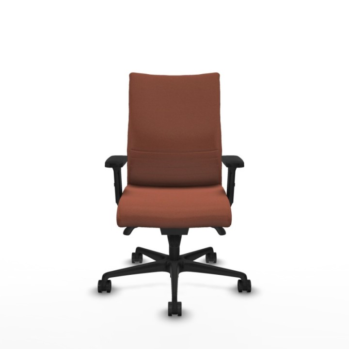 Albacete confidente sincro bali marrón brazos 2D base nailon ruedas 65 mm nailon