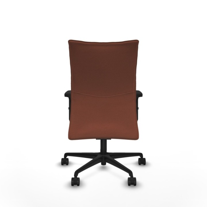 Albacete confidente sincro bali marrón brazos 2D base nailon ruedas 65 mm nailon