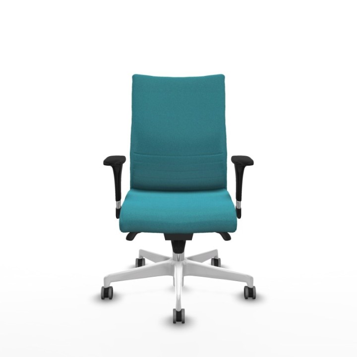 Albacete confidente sincro bali turquesa brazos 1D base blanca ruedas 65mm engomadas