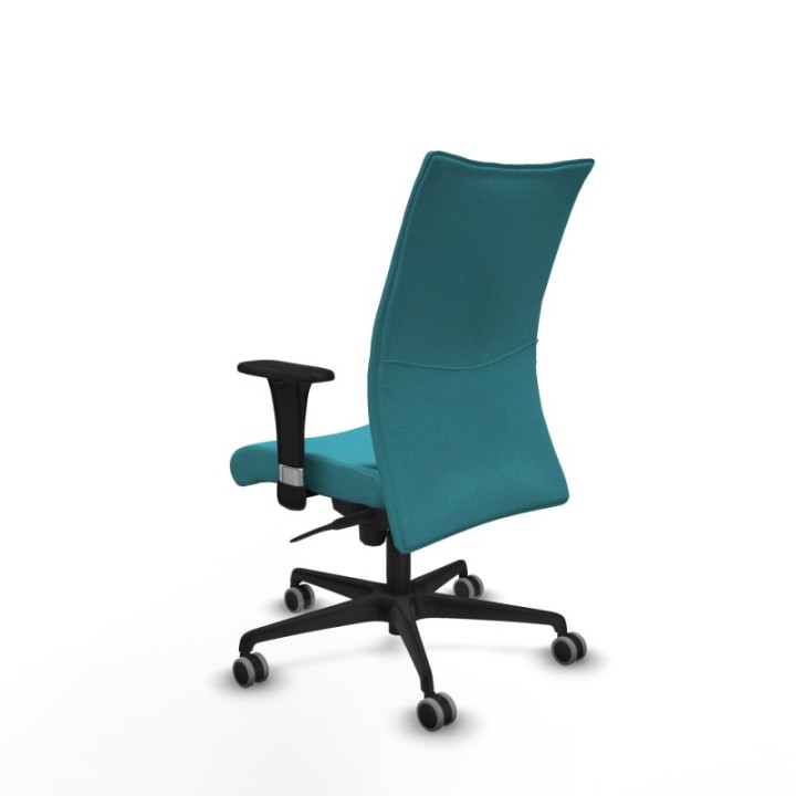 Albacete confidente sincro bali turquesa brazos 1D base nailon ruedas 65mm engomadas