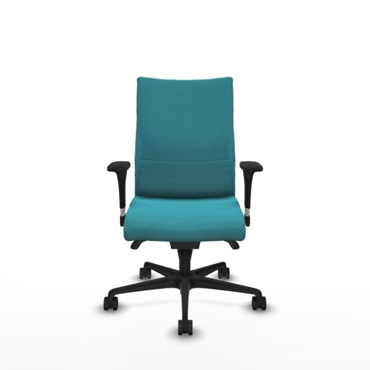 Albacete confidente sincro bali turquesa brazos 1D base nailon ruedas 65 mm nailon