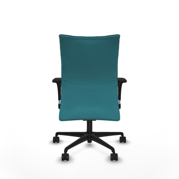 Albacete confidente sincro bali turquesa brazos 1D base nailon ruedas 65 mm nailon