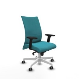 Albacete confidente sincro bali turquesa brazos 2D base blanca ruedas 65mm engomadas