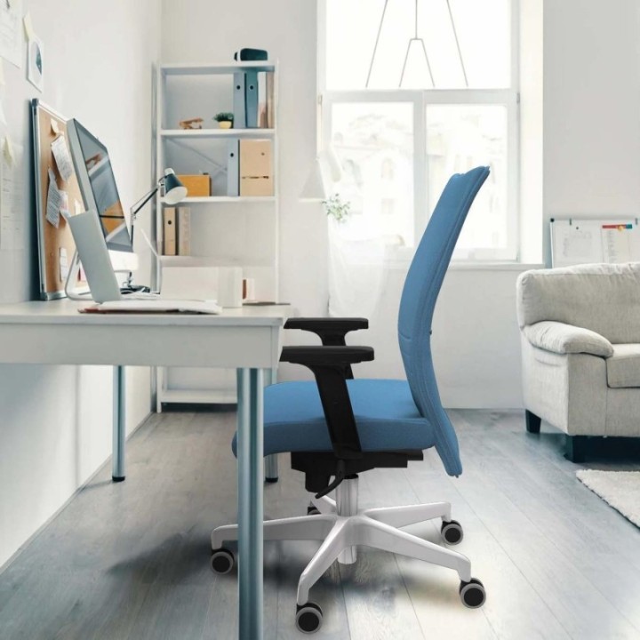 Albacete confidente sincro bali turquesa brazos 2D base blanca ruedas 65mm engomadas