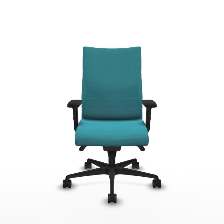 Albacete confidente sincro bali turquesa brazos 2D base nailon ruedas 65 mm nailon