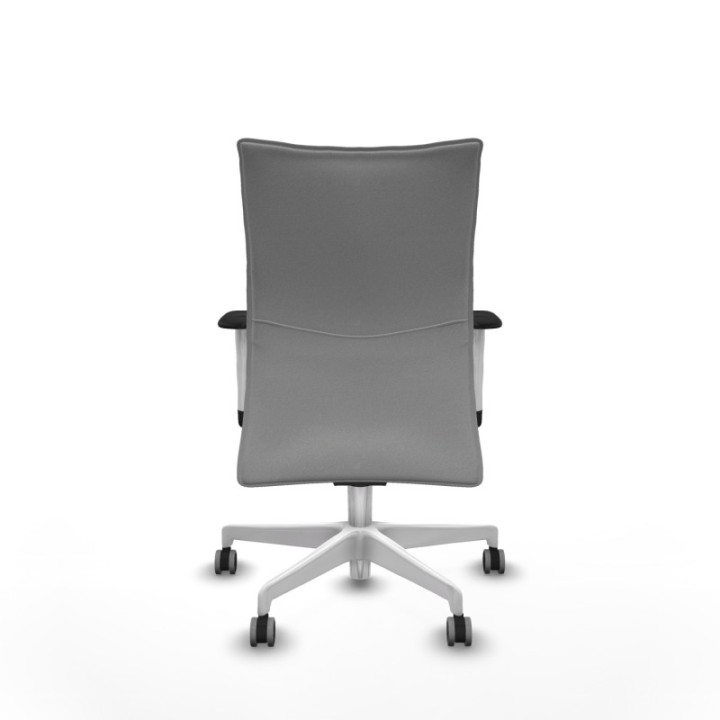 Albacete confidente sincro bali gris claro brazos 1D blancos base blanca ruedas 65mm engomadas