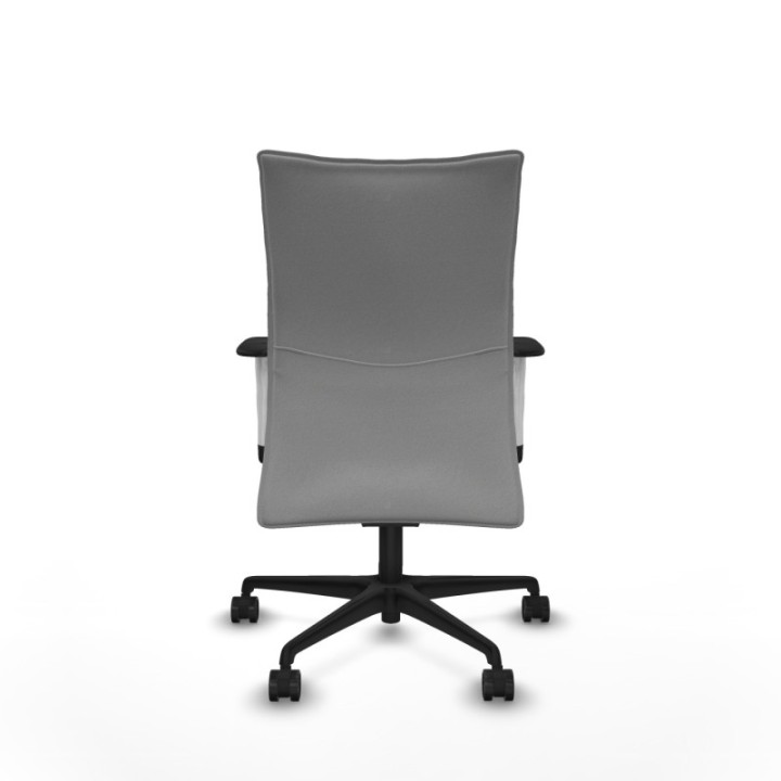 Albacete confidente sincro bali gris claro brazos 1D blancos base nailon ruedas 65 mm nailon