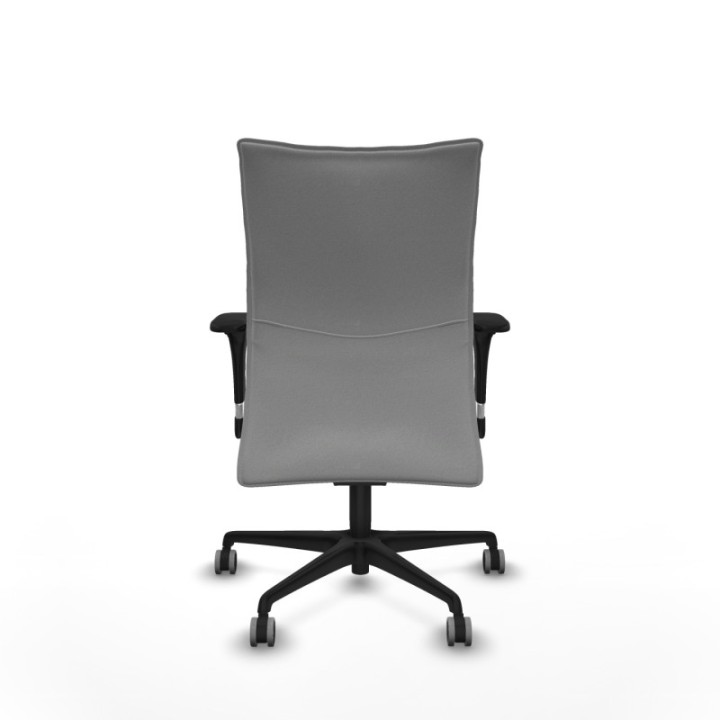 Albacete confidente sincro bali gris claro brazos 1D base nailon ruedas 65mm engomadas