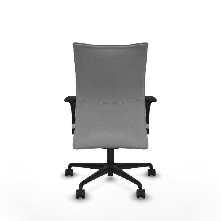 Albacete confidente sincro bali gris claro brazos 1D base nailon ruedas 65 mm nailon