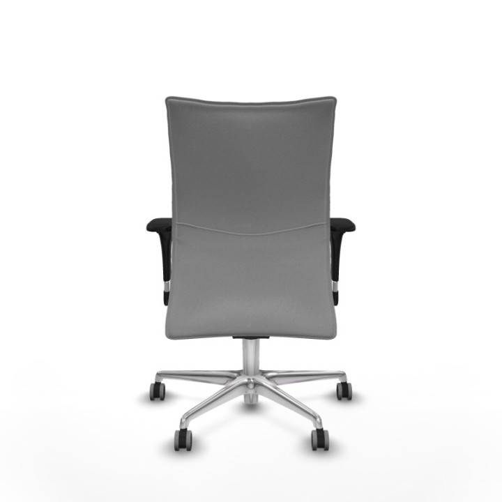 Albacete confidente sincro bali gris claro brazos 1D base aluminio ruedas 65mm engomadas