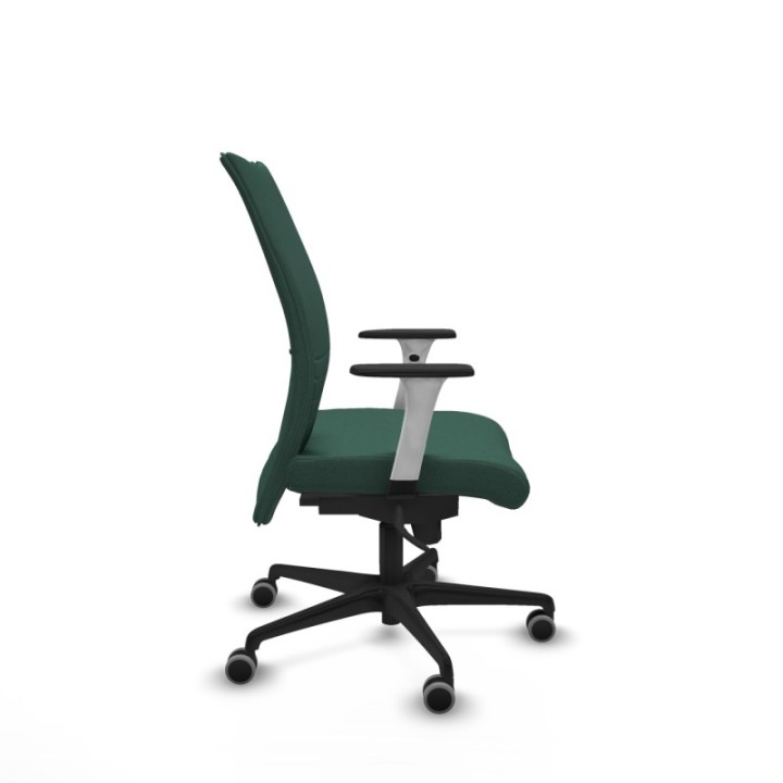 Albacete confidente sincro bali verde botella brazos 1D blancos base nailon ruedas 65mm engomadas