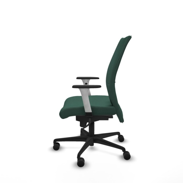 Albacete confidente sincro bali verde botella brazos 1D blancos base nailon ruedas 65 mm nailon