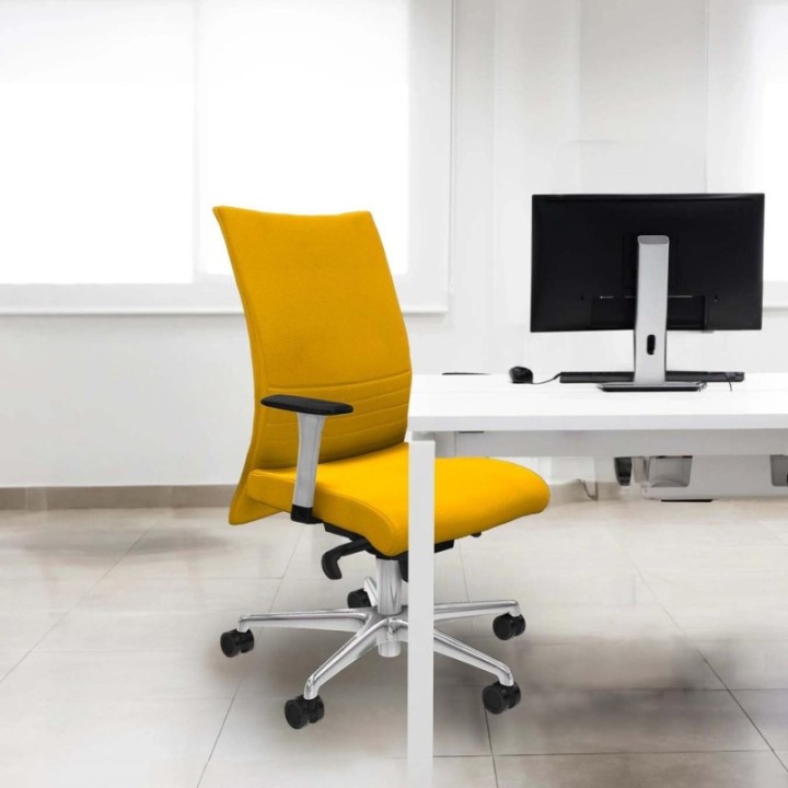 Albacete confidente sincro bali verde botella brazos 1D blancos base aluminio ruedas 65 mm nailon