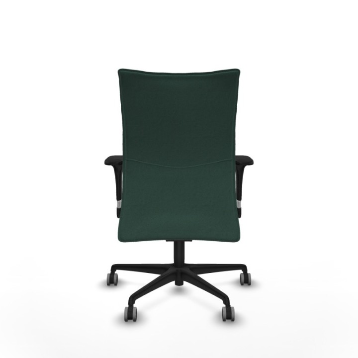 Albacete confidente sincro bali verde botella brazos 1D base nailon ruedas 65mm engomadas