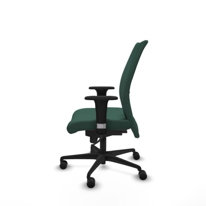 Albacete confidente sincro bali verde botella brazos 1D base nailon ruedas 65 mm nailon