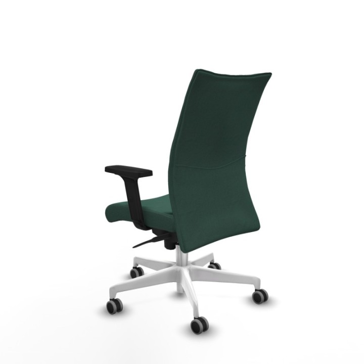 Albacete confidente sincro bali verde botella brazos 2D base blanca ruedas 65mm engomadas