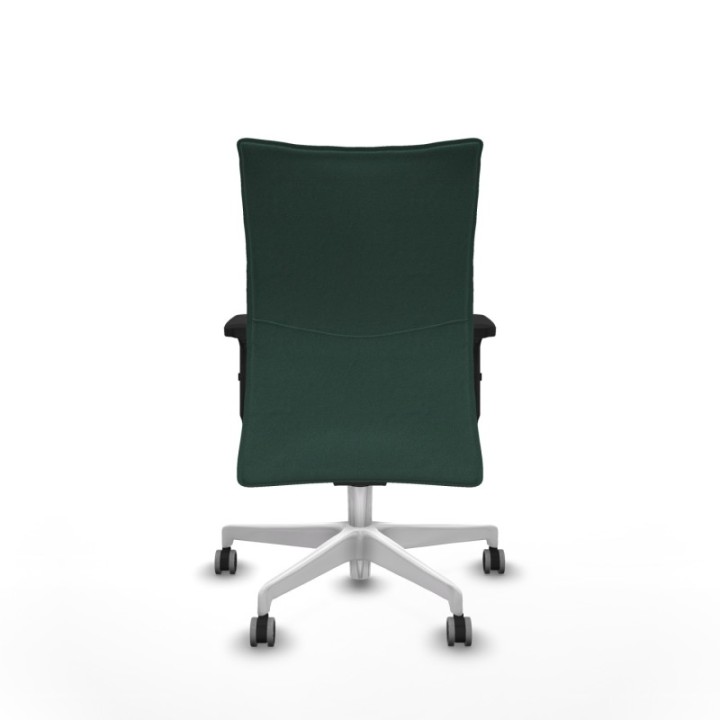 Albacete confidente sincro bali verde botella brazos 2D base blanca ruedas 65mm engomadas