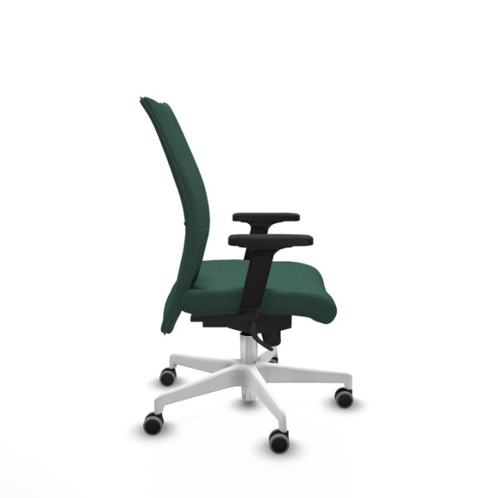 Albacete confidente sincro bali verde botella brazos 2D base blanca ruedas 65mm engomadas