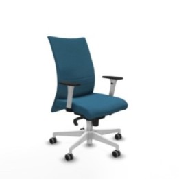 Albacete confidente sincro bali verde petroleo brazos 1D blancos base blanca ruedas 65mm engomadas