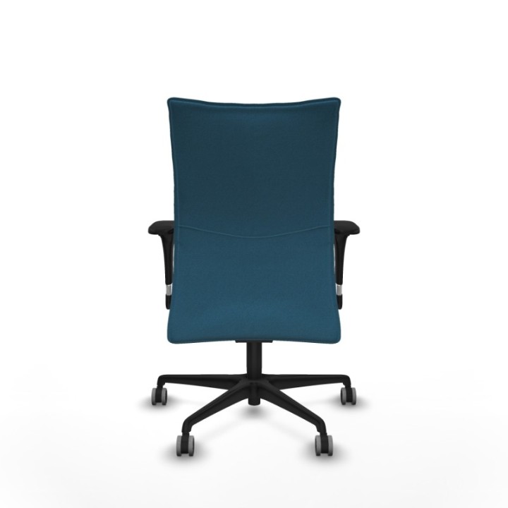 Albacete confidente sincro bali verde petroleo brazos 1D base nailon ruedas 65mm engomadas